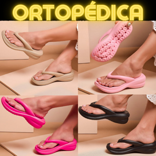 Chinelo Feminino Ortopédico Idoso Macio Esporão Massageador Leve e Confotável Várias Cores em Oferta na Shopee
