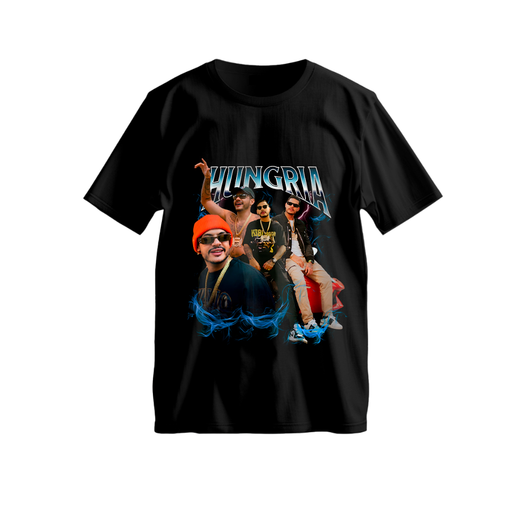 Camiseta Cantor Rapper Brasileiro Hungria Hip Hop Estilo Alternativo Urbano Tecido Alta Qualidade