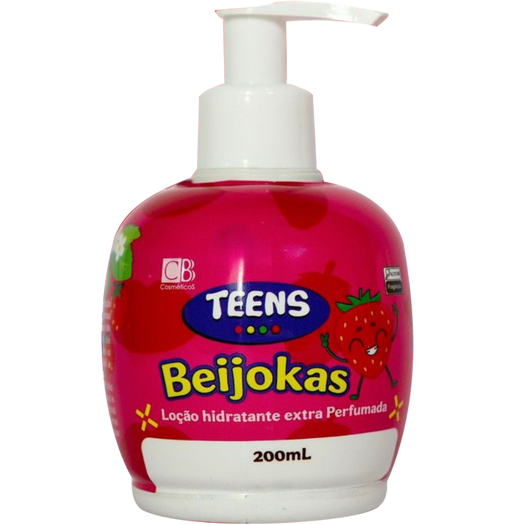 LOÇÃO HIDRATANTE CORPORAL BEIJOKAS CBB COSMÉTICOS PERFUMADA
