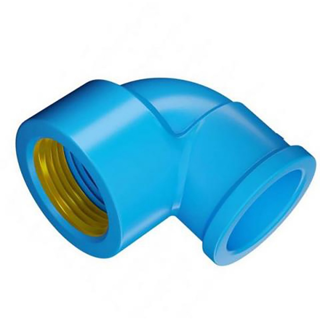 Pacote 15 unid Joelho PVC 90º Soldável Azul Latão 20mm X 1/2" Fortlev em Oferta na Shopee