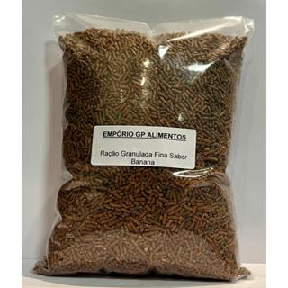 Ração Granulado Fino Banana Para Sabiá, Pássaro Preto - 1kg em Oferta na Shopee