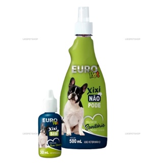 Kit Educador Xixi Pode e Não Pode 500ml  Adestramento Higiênico Cães Gatos Euro Pet em Oferta na Shopee