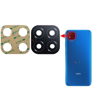 Lente Vidro Da Camera Traseira + Adesivo Redmi 9c Original em Oferta na Shopee