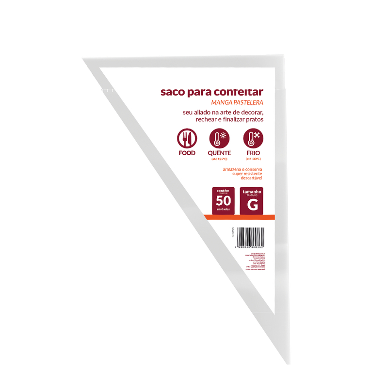 Saco de Confeiteiro Prático e Resistente ( Descartável ) - Pacote C/ 50 Unidades. em Oferta na Shopee