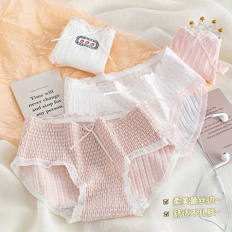 KIT 6 itens Período de desenvolvimento das meninas 10-16 anos shorts de algodão puro para meninas