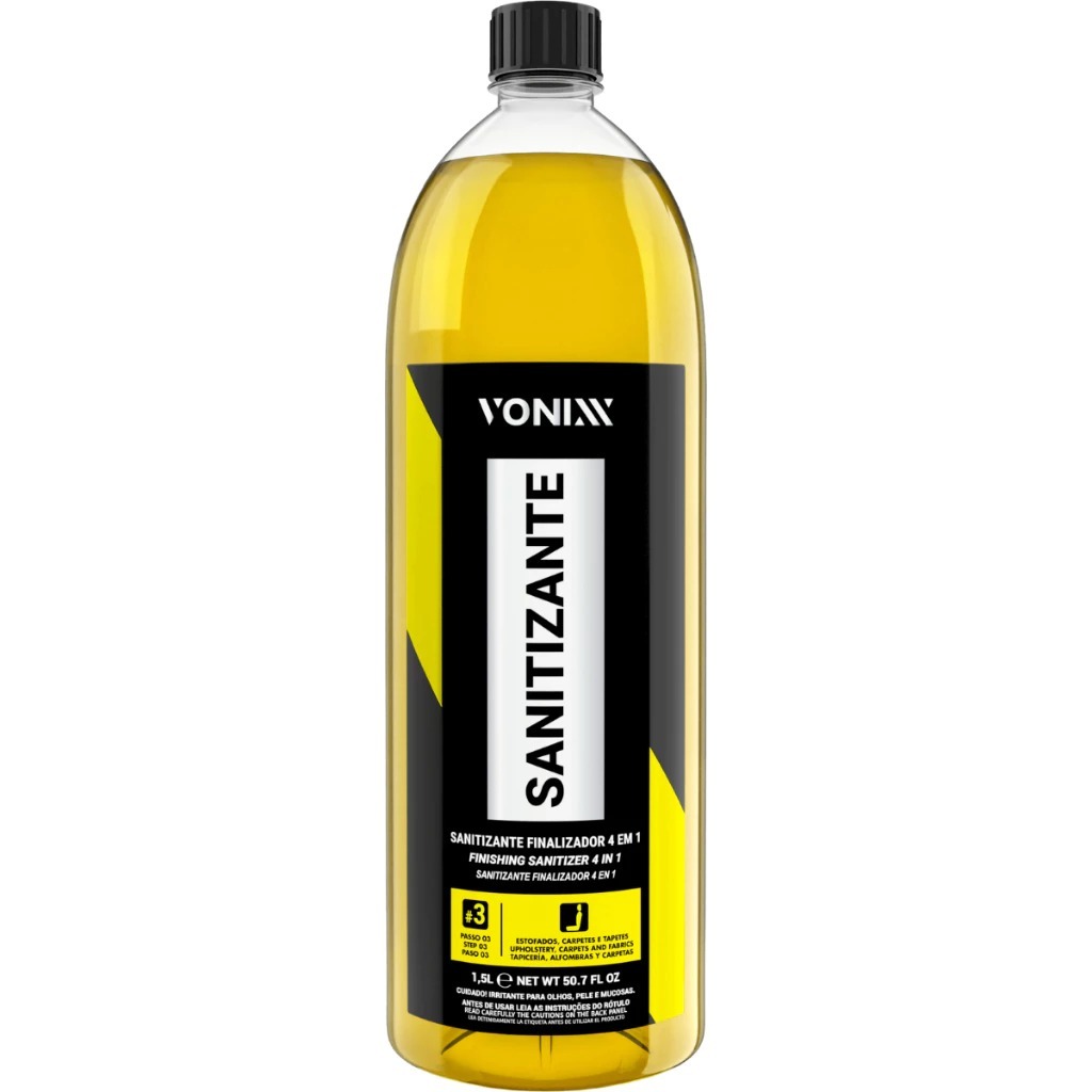 Produto para Finalizar Limpeza de Bancos Sofas Carpetes Sanitizante Finalizador Vonixx 1,5L