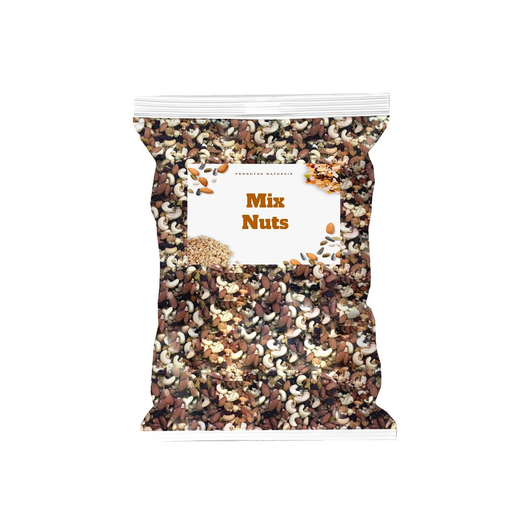 Mix De Castanhas 100gr (mixed Nuts Oleaginosas E Frutas) - Delicioso Mix Dieta Saudável