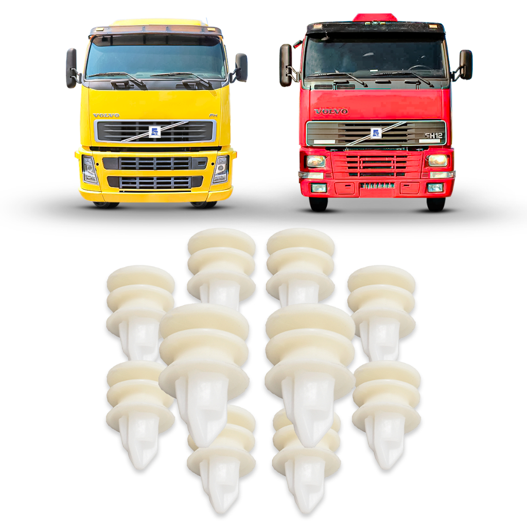 Kit Com 10 Presilhas Forro Porta Volvo Fh12 400 420 460 440 480 500