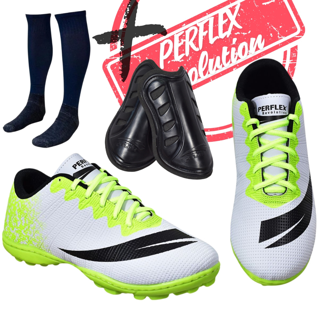 Chuteira Society Adulto E INFANTIL Com MEIÃO e CANELEIRA Colada e Costurada  Promoção em Oferta na Shopee