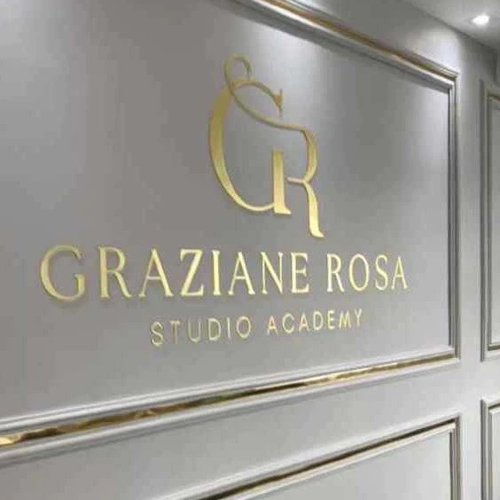 Logo logotipo personalizado em acrílico espelhado