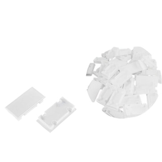 Tampa Retangular 50x25 Para Tubo De Alumínio 50x25 - 25x50 em Oferta na Shopee