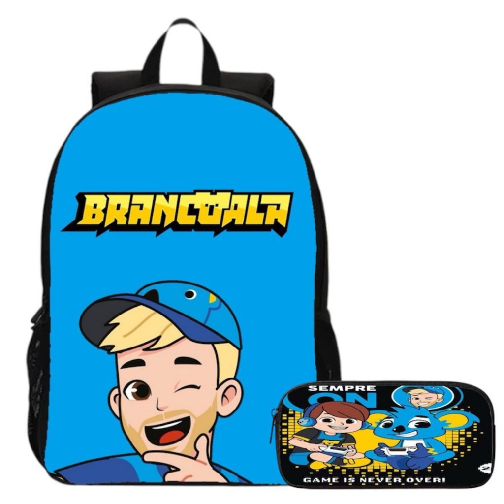 Mochila Brancoala com estojo lançamento volte as aulas 2025