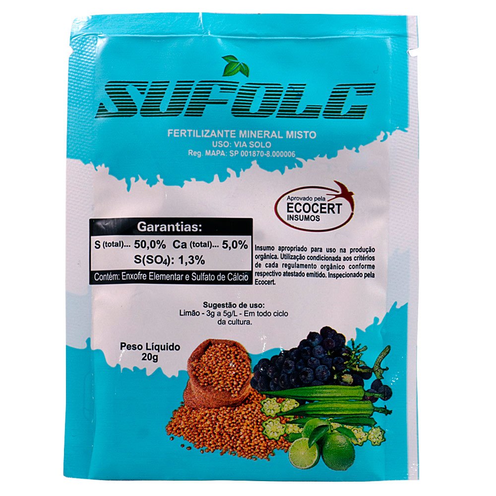 Sufolc - Calda Sulfocálcica Pronta em Pó - 20 gramas