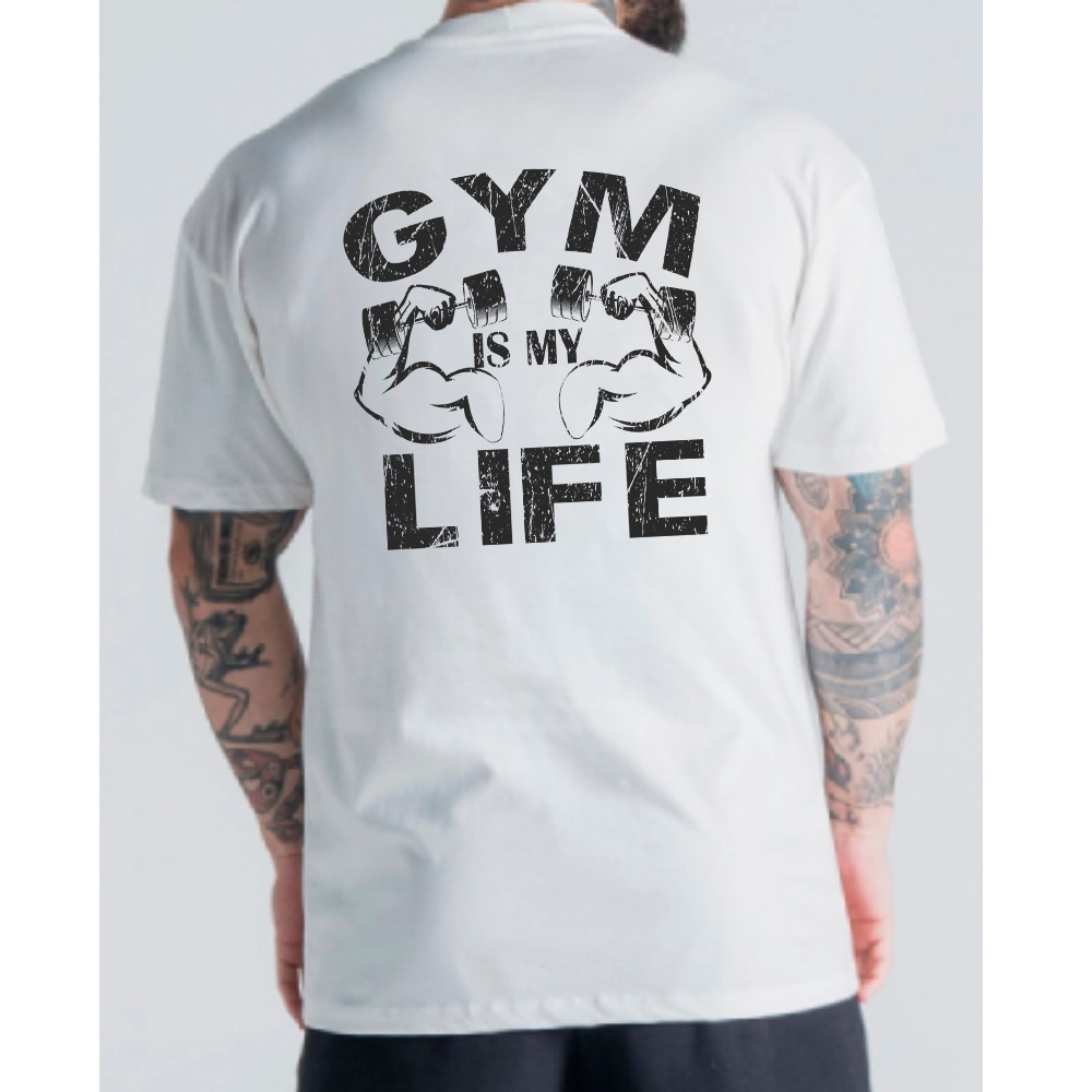 Camiseta Academia Blusao Premium Treino Oversized Confortavel Estilosa Ar Livre Musculacao