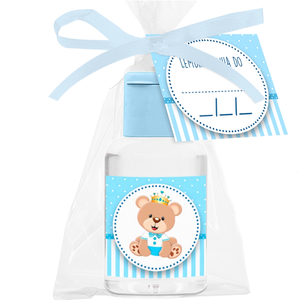 50 ou 40 Lembrancinha Sabonete Líquido Maternidade Chá de Bebê Tema Ursinhos Realeza Princesa Príncipe em Oferta na Shopee