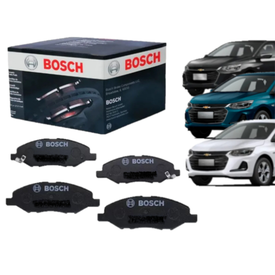 PASTILHA DE FREIO DIANTEIRA ONIX 1.0 TURBO PLUS LT LTZ 2019 2020 2021 2022 2023 2024 ORIGINAL BOSCH