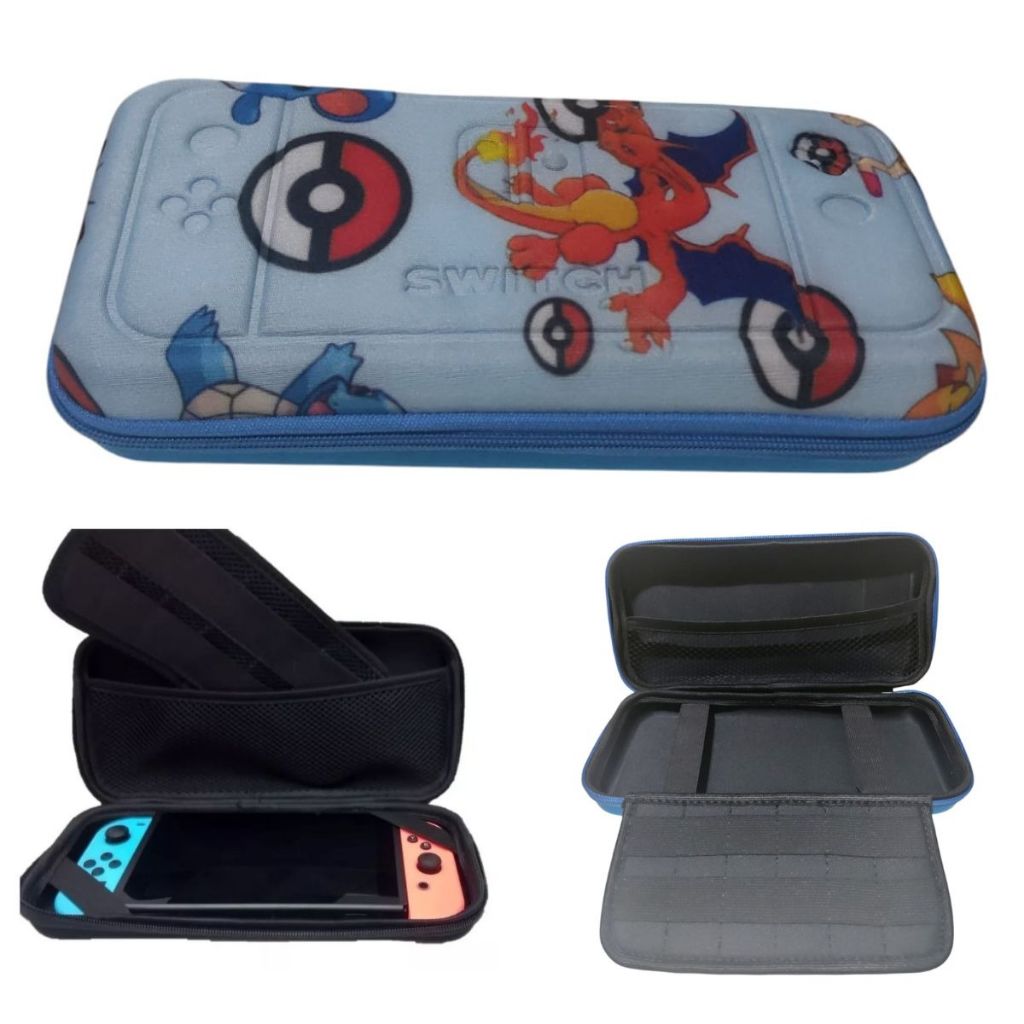 Capa Para Nintendo Switch/ Nintendo Switch Oled Case Estojo Protetor Pokemon
