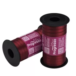 1~4 Fita de Cetim Vinho 100 Metros 7Mm - Cód-389(CHOCO)