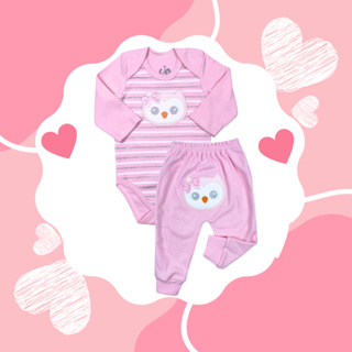 CONJUNTO SUEDINE CALÇA E BODY BORDADO E ESTAMPADO PRESENTE em Oferta na Shopee