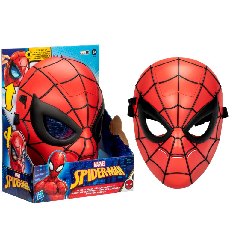 Máscara Homem Aranha Sons & Luz -  Hasbro F8839 em Oferta na Shopee