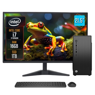Computador Completo 2Eletro Speed Intel Core i7, 16GB RAM, SSD 1TB, Bivolt, M21.5" - CD2E-0127SP em Oferta na Shopee