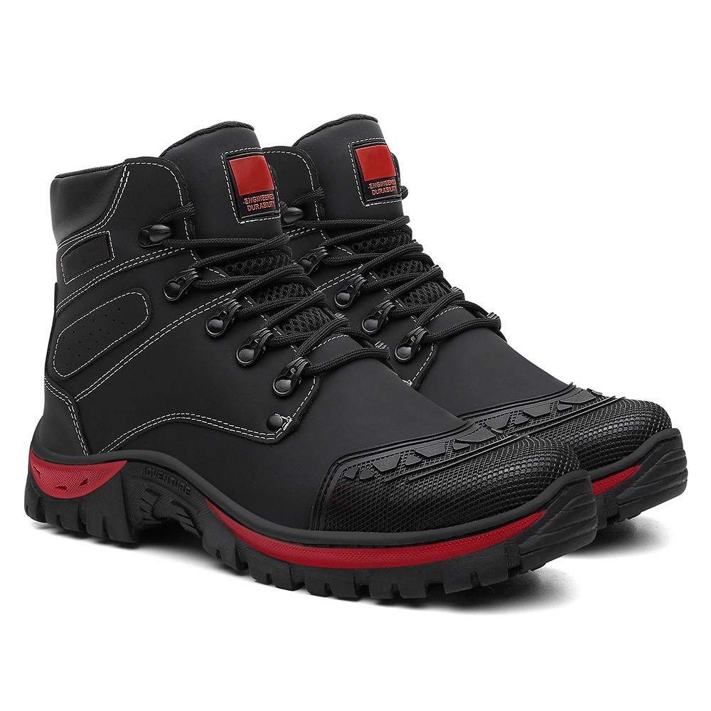 BOTA CANO MÉDIO COURO NOBTE CONFORTAVEL ENVIO IMEDIATO