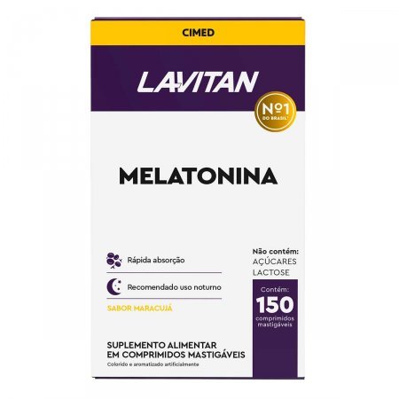 Lavitan Melatonina Maracujá 150 comprimidos Cimed