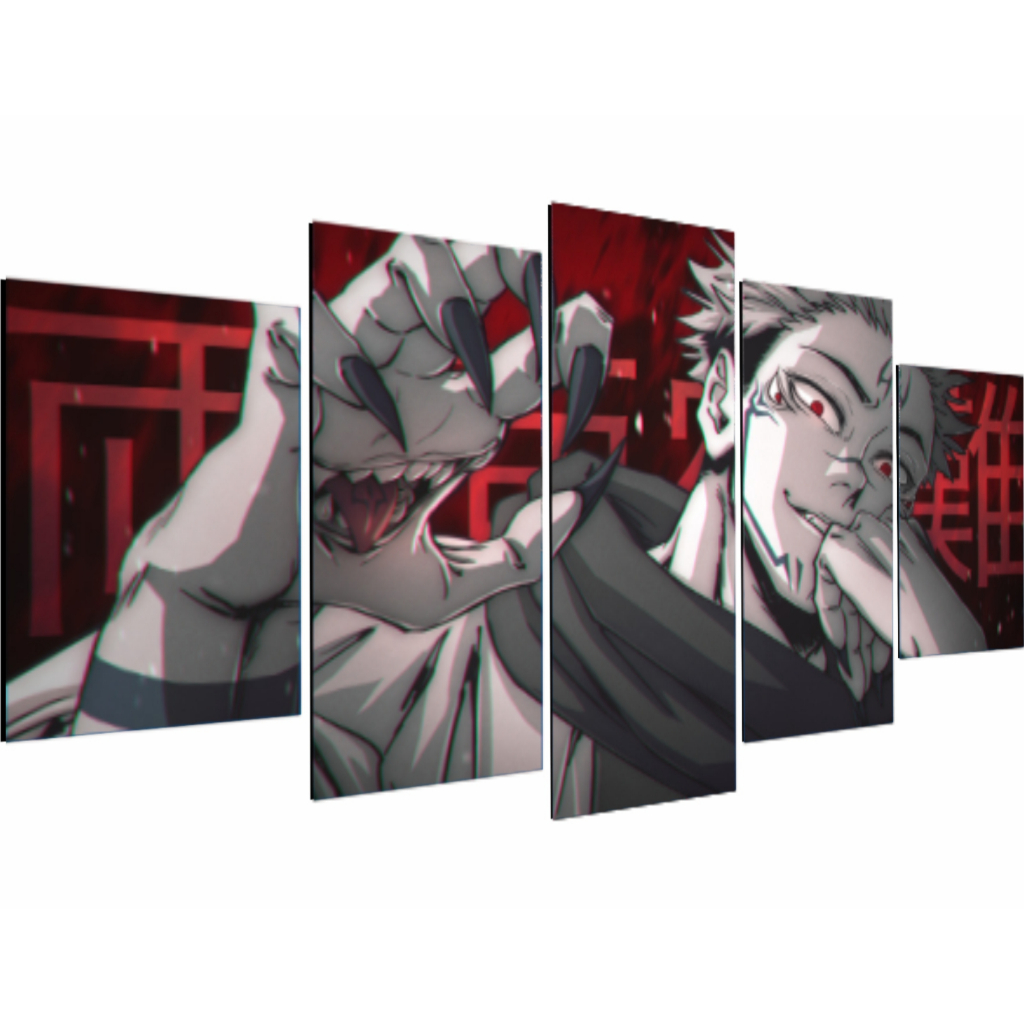 Quadro Decorativo Mosaico Sukuna Anime Jujutsu Kaisen #1 em Oferta na Shopee