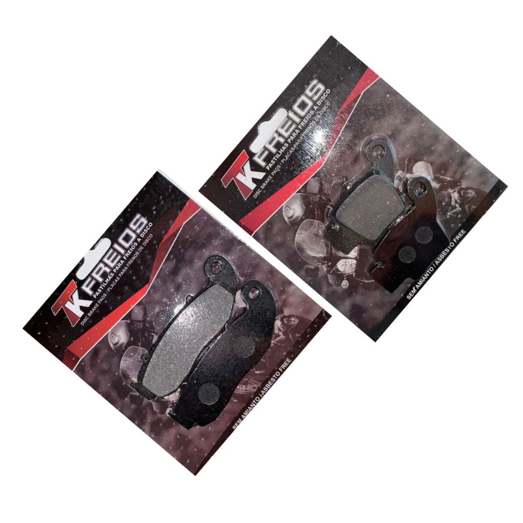 KIT Pastilha de freio Kasinski CRZ 150 Super Moto ano 2010 2011 2012 2013 tk