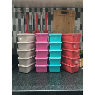 Kit conjunto jogo de potes 10 POTE retangular com tampa organizador de alimentos marmitas microondas em Oferta na Shopee