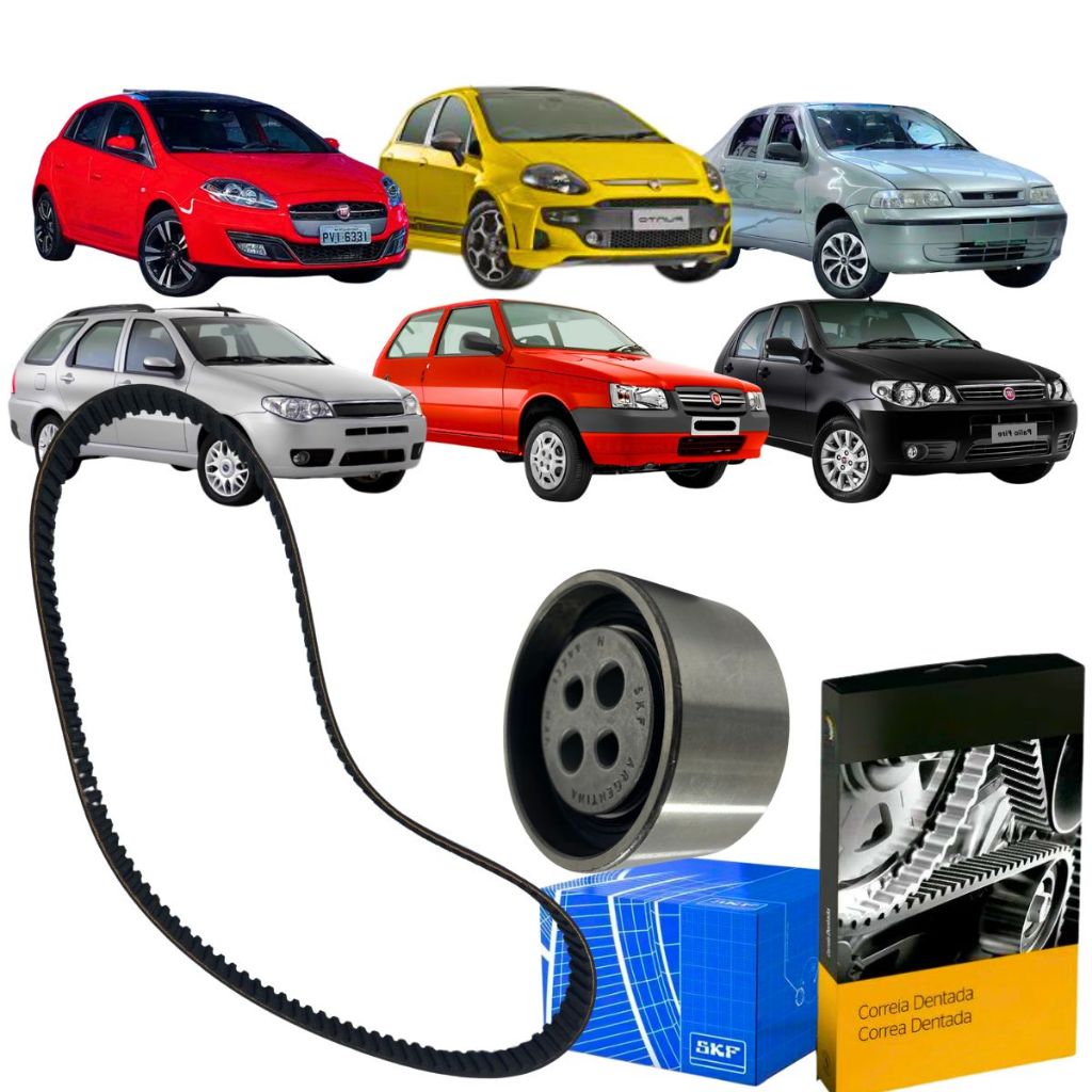 Kit Correia Dentada Tensor Palio Uno Punto Bravo Fire Tjet