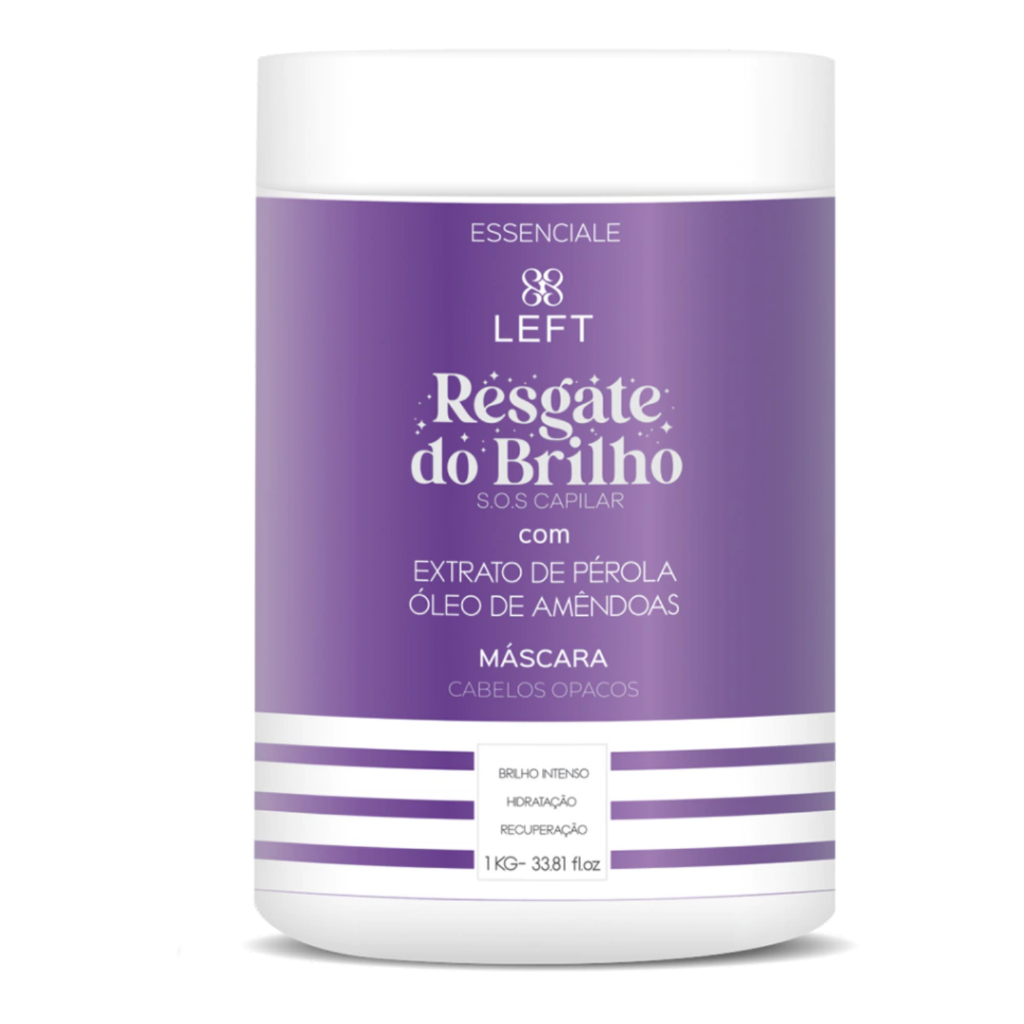 Máscara SOS Capilar Essenciale Resgate do Brilho 1kg Essenciale Left em Oferta na Shopee