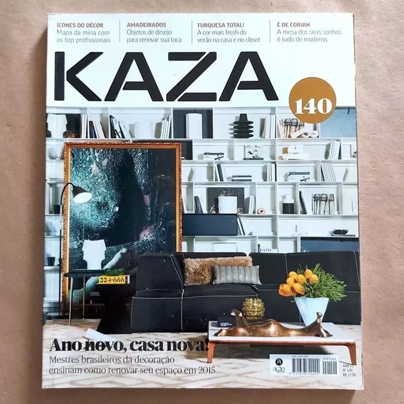 Revista Kaza 140 1/2015 Mestres Brasileiros Decoração
