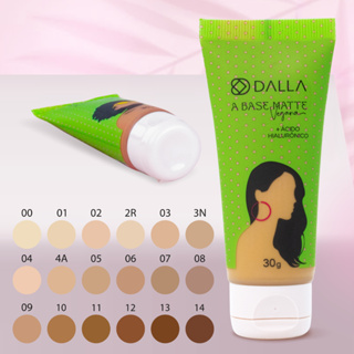 Base Matte Vegana Com Ácido Hialurônico 30g em Oferta na Shopee