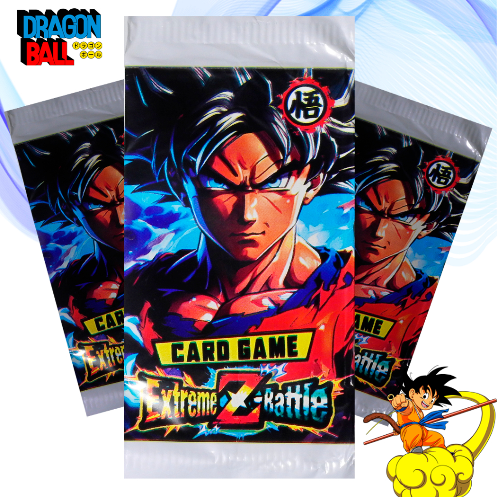 200 Pacotinhos de Cards Dragon Ball Extreme Z Battle = 800 Super Cards Para Bafo ou Colecionar