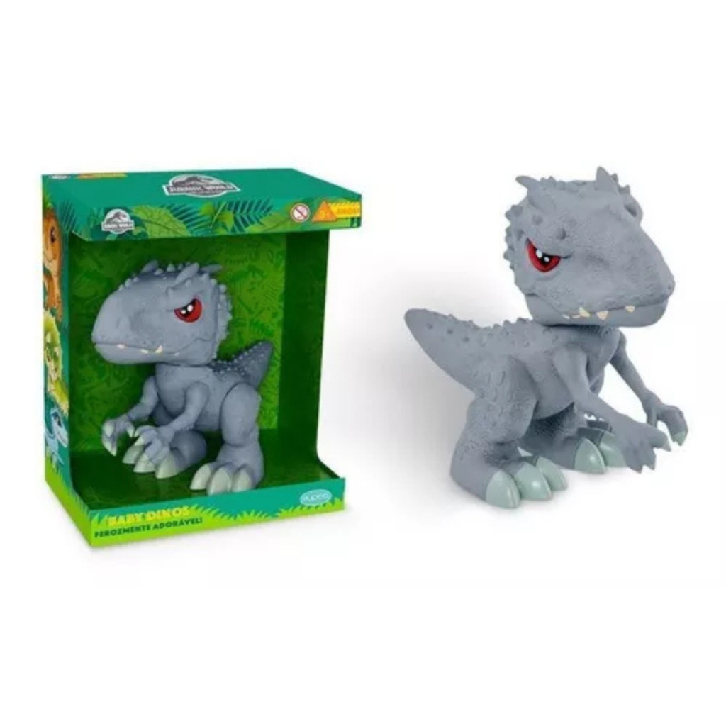 Detalhes do Dinossauro Jurassic World Indominus Dinos Baby Pupee