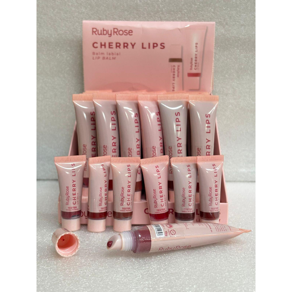 Box C/36 Unidades Lip Balm Cherry Lips (HB–L6503) - Ruby Rose