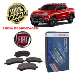Pastilha Freio Dianteira Fiat Toro 1.8 E 2.0 2017 2018 2019