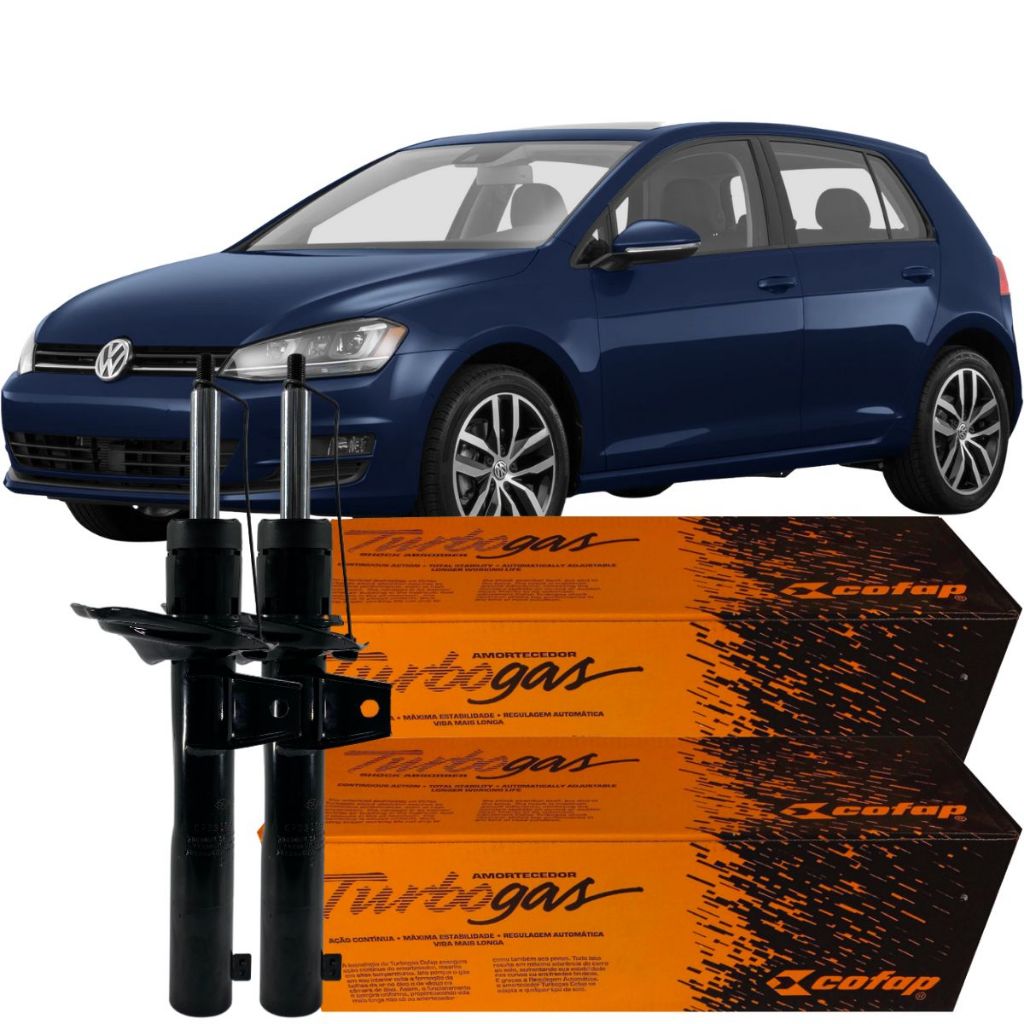 Par Amortecedor Dianteiro Cofap Volkswagen Golf 2014 Á 2020 em Oferta na Shopee