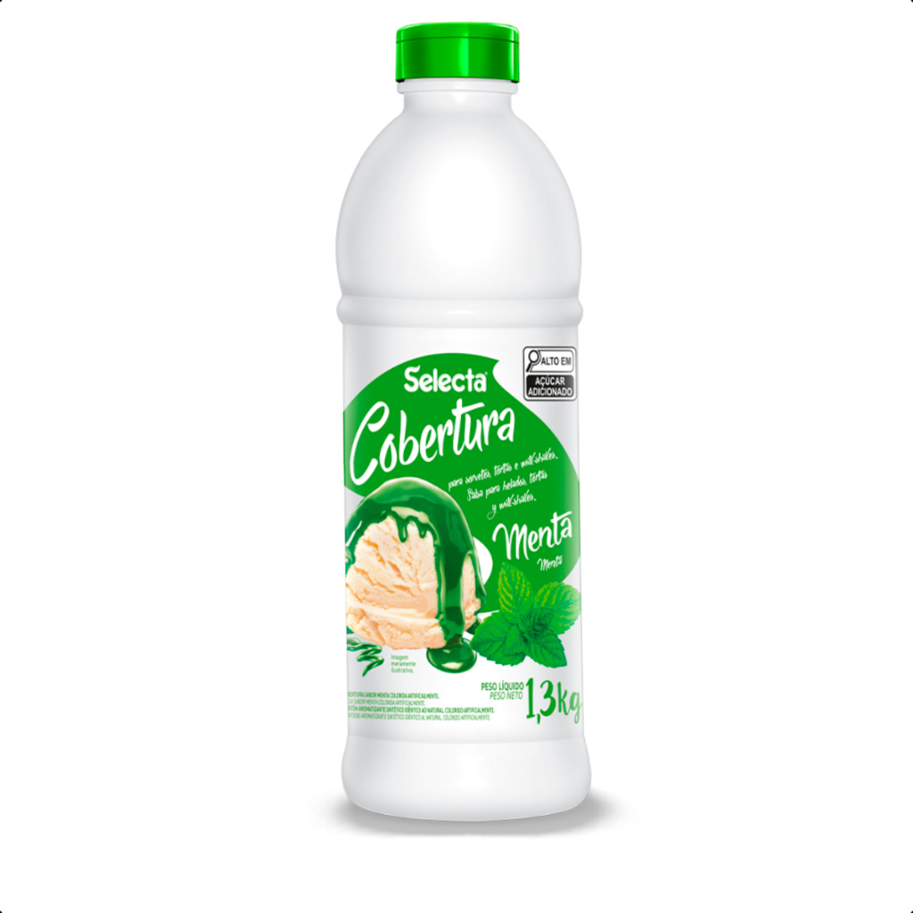 Cobertura Sorvete Menta Selecta 1,3Kg em Oferta na Shopee