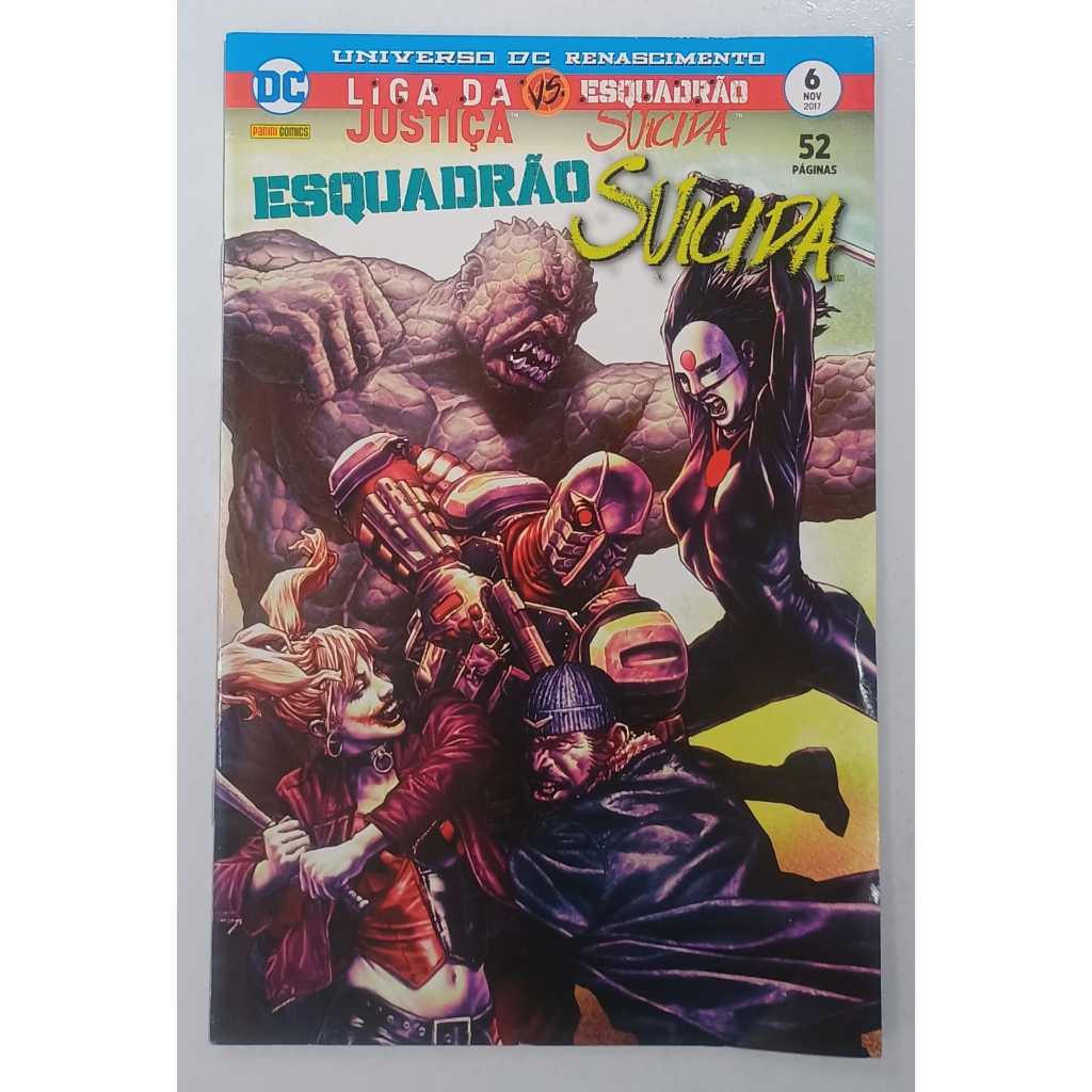 HQ Liga da Justiça vs Esquadrão Suicida Nº 6 – Esquadrão Suicida – Universo DC Renascimento