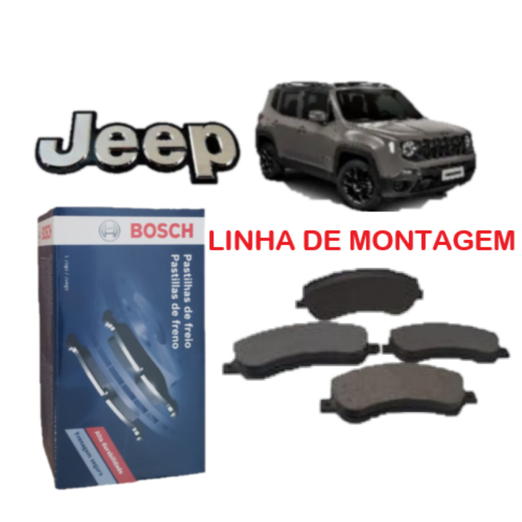 Pastilha Freio Dianteira Renegade 1.8 E 2.0 2017 2018 2019