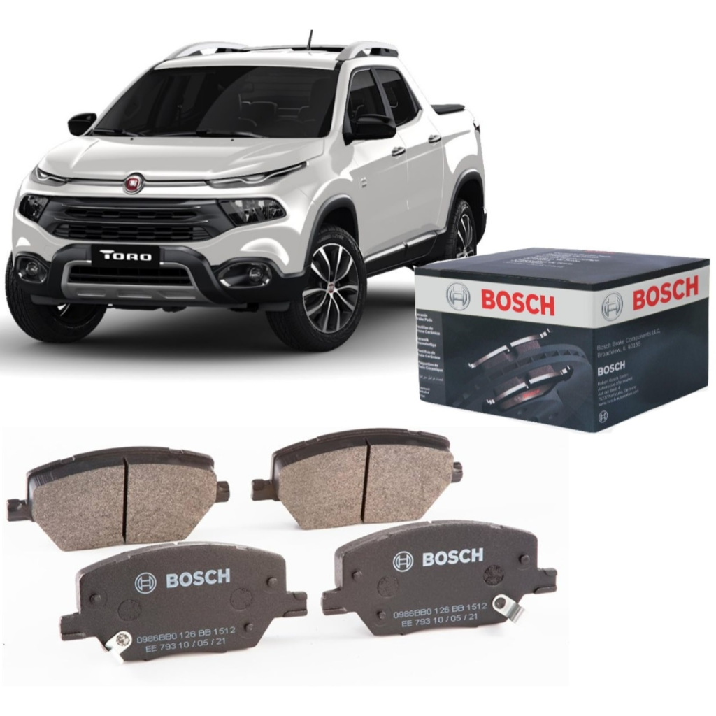 Pastilha Freio Dianteira Fiat Toro 1.8 E 2.0 2017 2018 2019