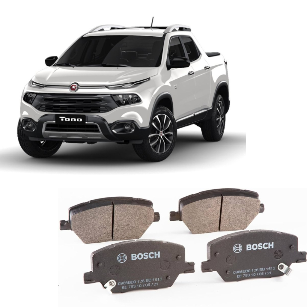 Pastilha Freio Dianteiro Toro 2.0 2019 2020 2021 2022 Bosch em Oferta na Shopee