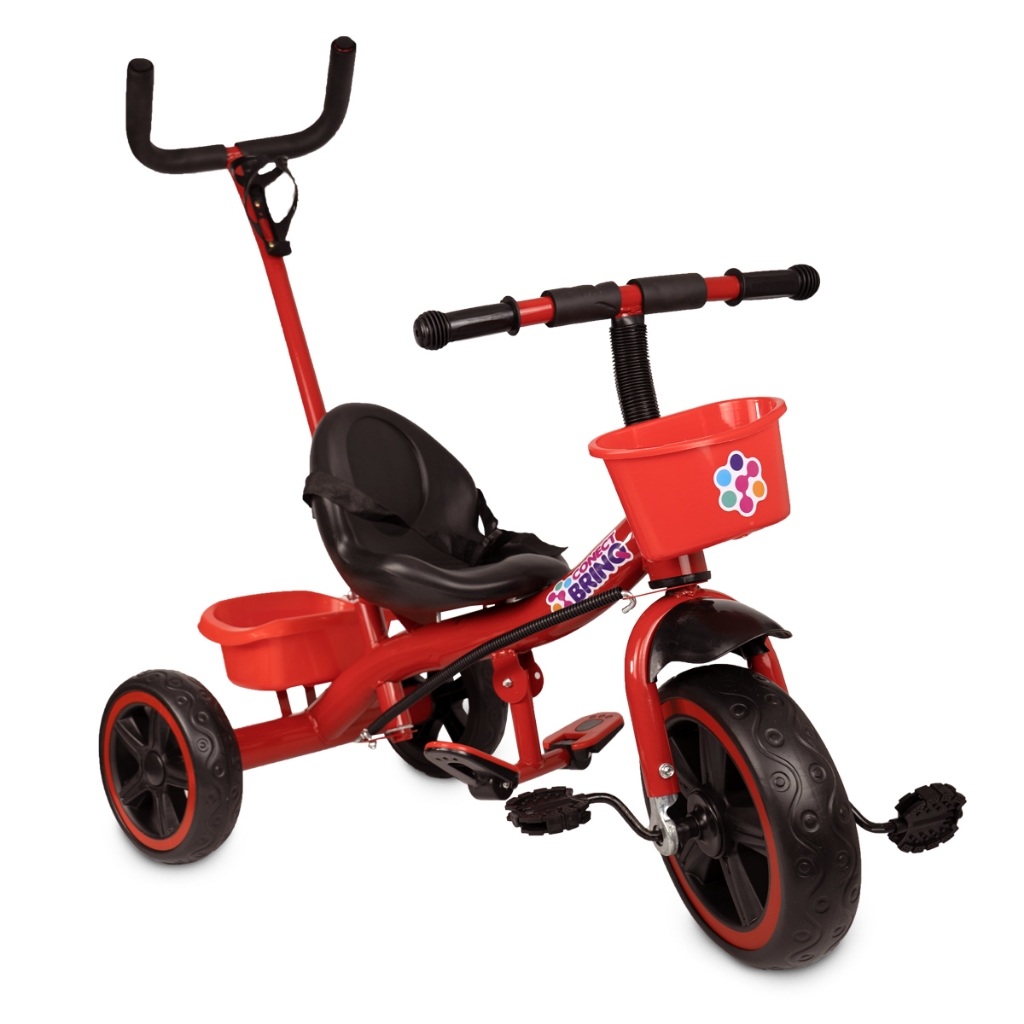 Triciclo Infantil Motoca Com Ou Sem Haste 2 Em 1 Pedal Mega Compras