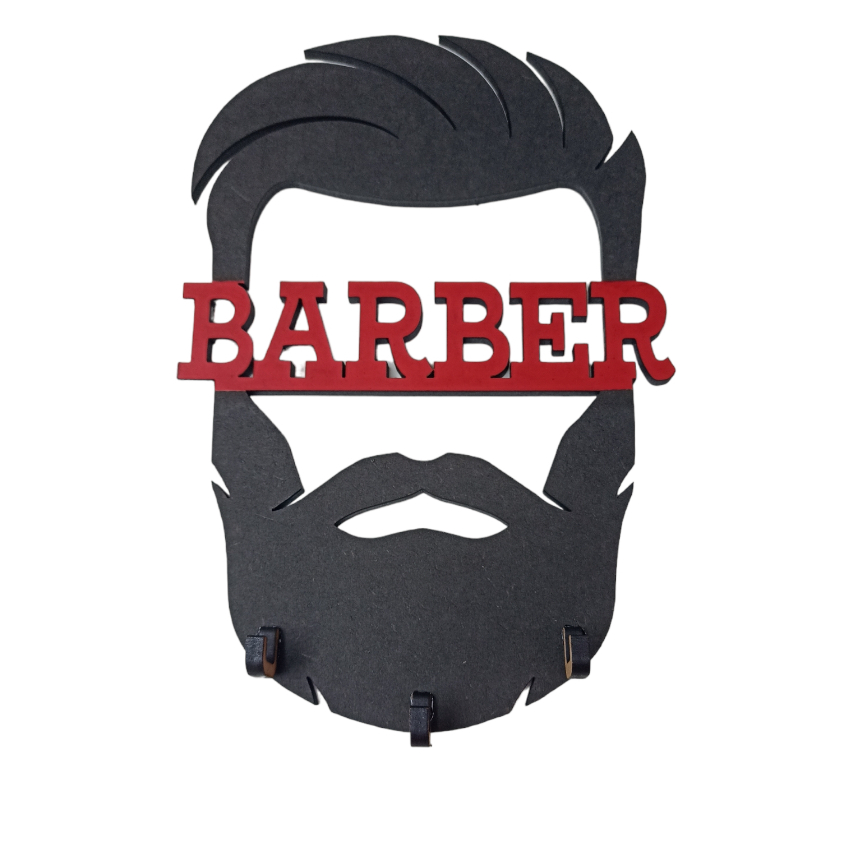 suporte Para Capas e  Avental Barbeiro Barbe shop