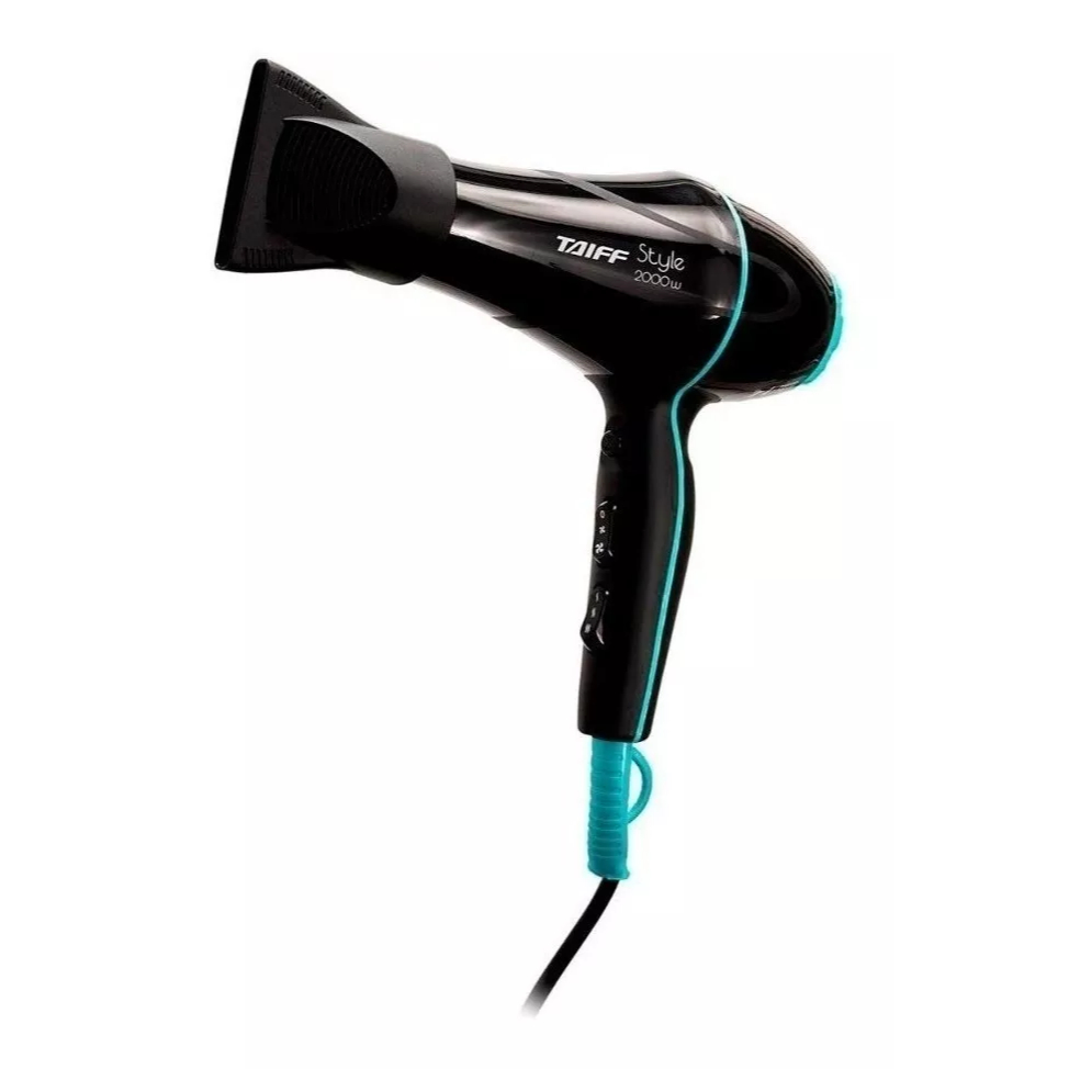 Secador Taiff Style Profissional 2000w Cor Preto - 110v/127v