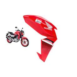 Carenagem Asa Direita Tanque Cb 250f Twister 2022 Vermelha Original Honda