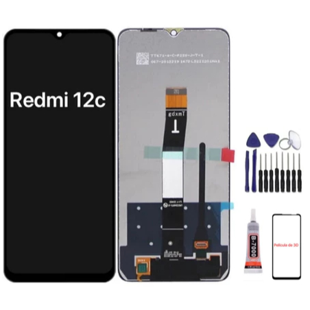 Tela Touch Display Lcd Compativel Xiaomi Redmi 12c A Pronta Entrega