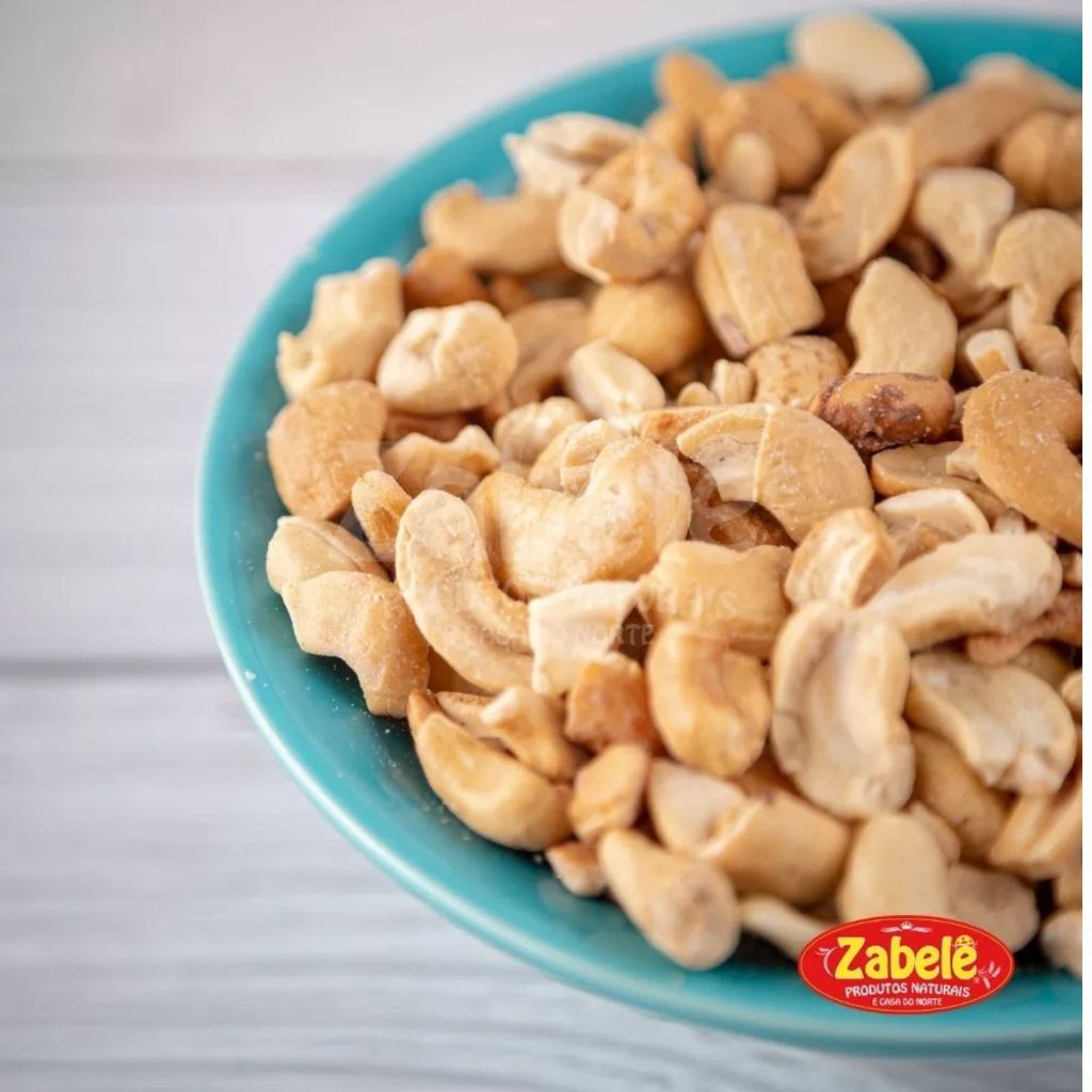 Castanha De Caju Torrada 1kg Em Bandas em Oferta na Shopee